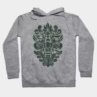 Aztec mask face #4: Barong, Balinese mask / The Beach movie Hoodie